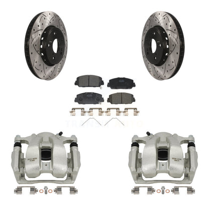 Kit de plaquettes en céramique pour étrier de frein avant, Rotors fendus, pour Acura RD 2016 – 2018