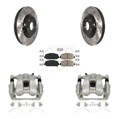 Kit de plaquettes en céramique pour étrier de frein avant, rotors fendus, pour Acura IL 2019 – 2022