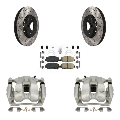 Kit de plaquettes en céramique pour étrier de frein avant, Rotors fendus, pour Acura RD 2016 – 2018