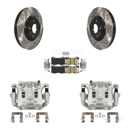 Kit de plaquettes en céramique pour étrier de frein avant, Rotors à fentes, pour INFINITI G37 AW 09-13