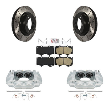 Kit de plaquettes en céramique pour perceuse à étrier de frein avant, Rotor fendu, pour Toyota 4Runner Lexu