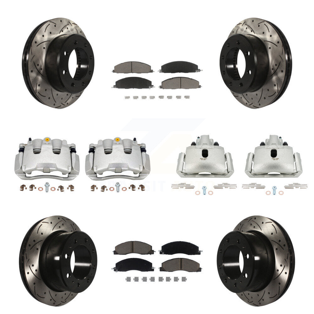 Kit de plaquettes en céramique pour étrier de frein avant et arrière, Rotor fendu, 10 pièces, pour Ram 150