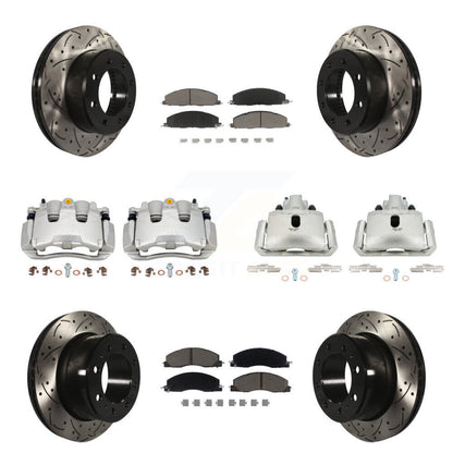 Kit de plaquettes en céramique pour étrier de frein avant et arrière, Rotor fendu, 10 pièces, pour Ram 150