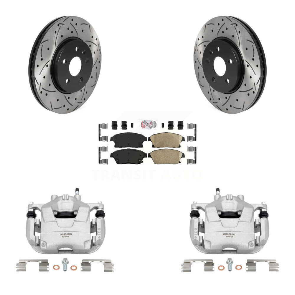 Kit de plaquettes en céramique pour étrier de frein avant, Rotor fendu, pour Chevrolet Trax Buic