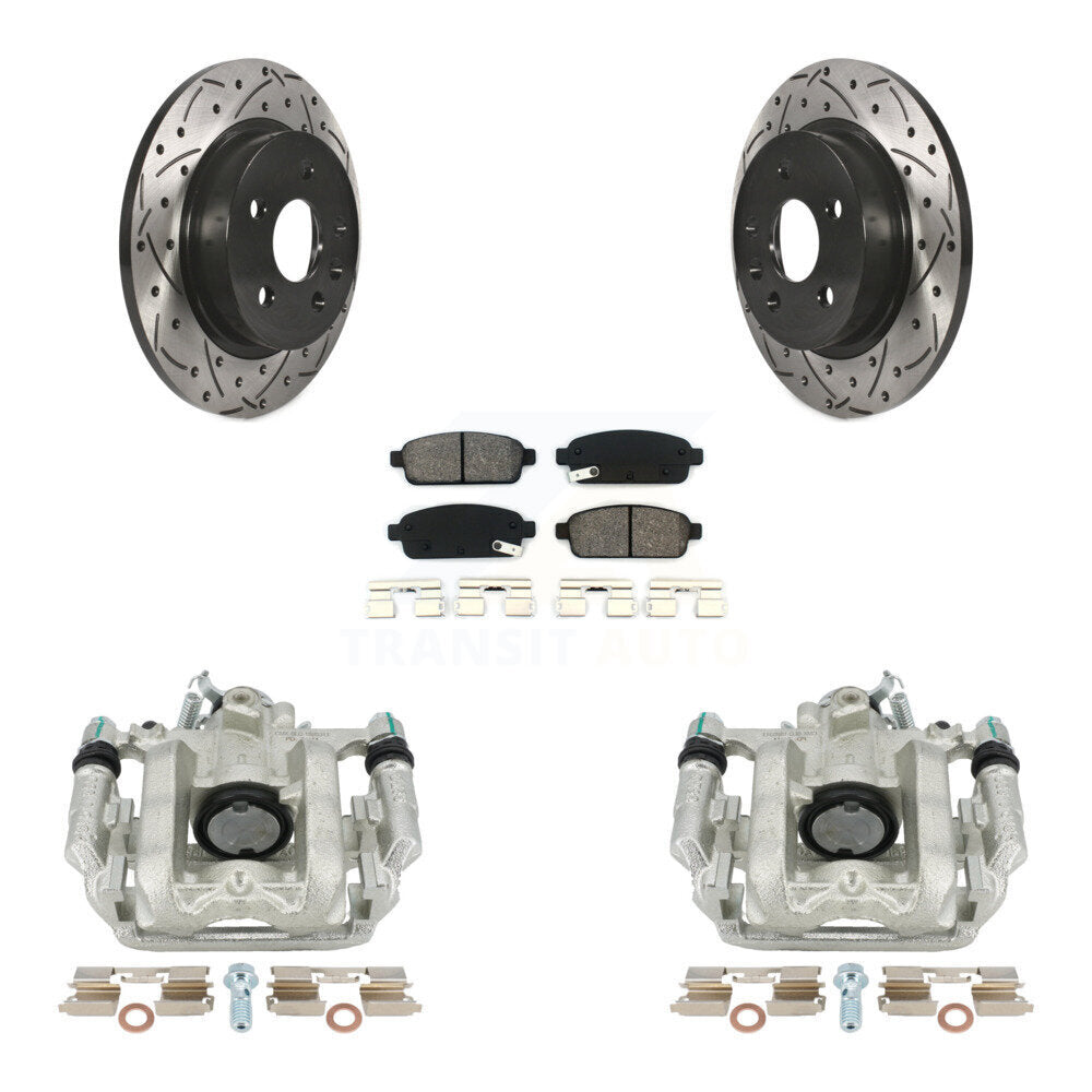 Kit de plaquettes semi-métalliques à Rotor fendu pour étrier de frein arrière, pour Chevrolet Cruze