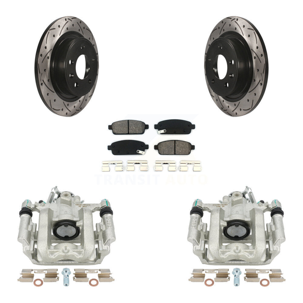 Kit de plaquettes semi-métalliques à Rotor fendu pour étrier de frein arrière, pour Chevrolet Cruze