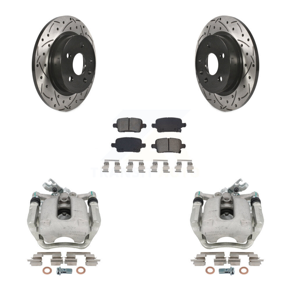 Kit de plaquettes semi-métalliques à Rotor fendu pour étrier de frein arrière, pour Chevrolet Cruze