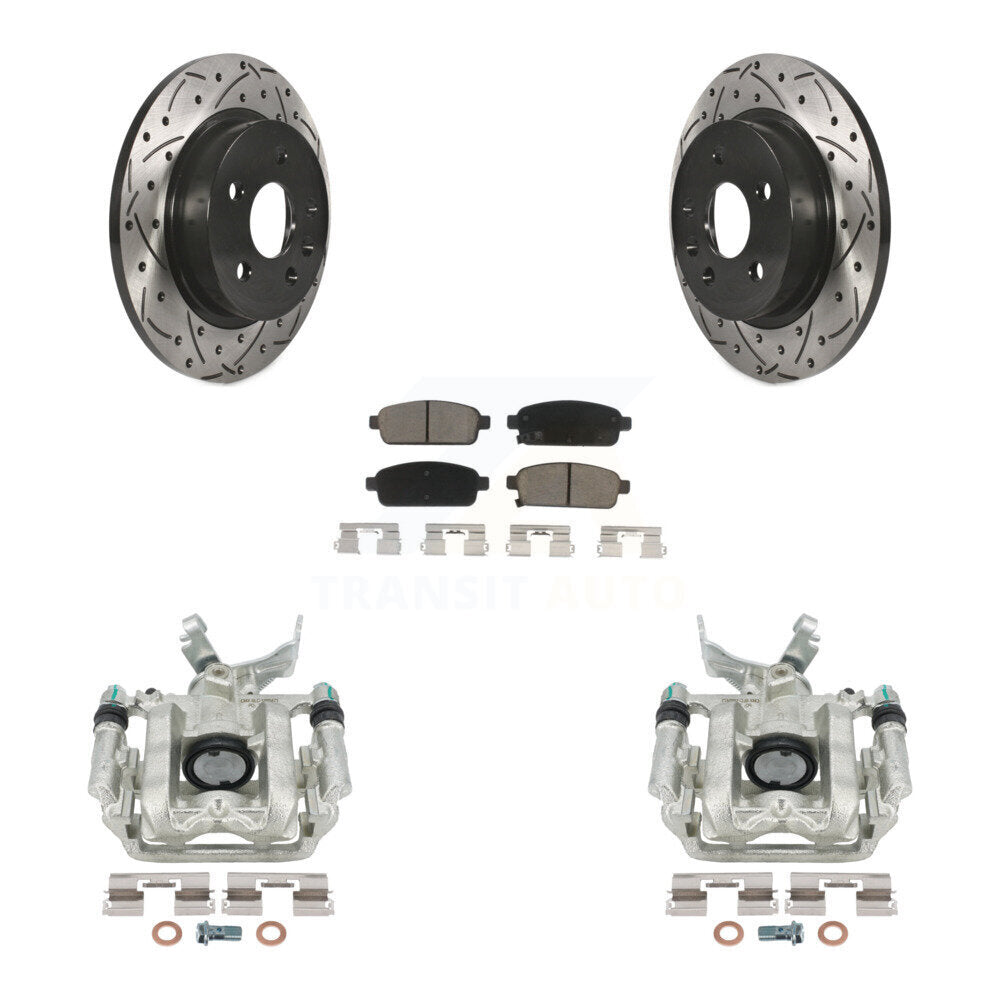 Kit de plaquettes en céramique pour étrier de frein arrière, Rotors fendus, pour Chevrolet Trax Buic