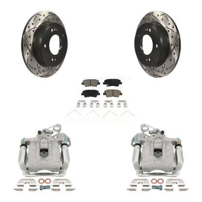 Kit de plaquettes en céramique pour étrier de frein arrière, Rotors fendus, pour Hyundai Elantra 2.0