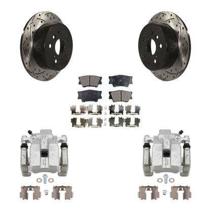 Kit de plaquettes en céramique pour étrier de frein arrière, Rotor à fente, pour Toyota Camry Lexus ES35