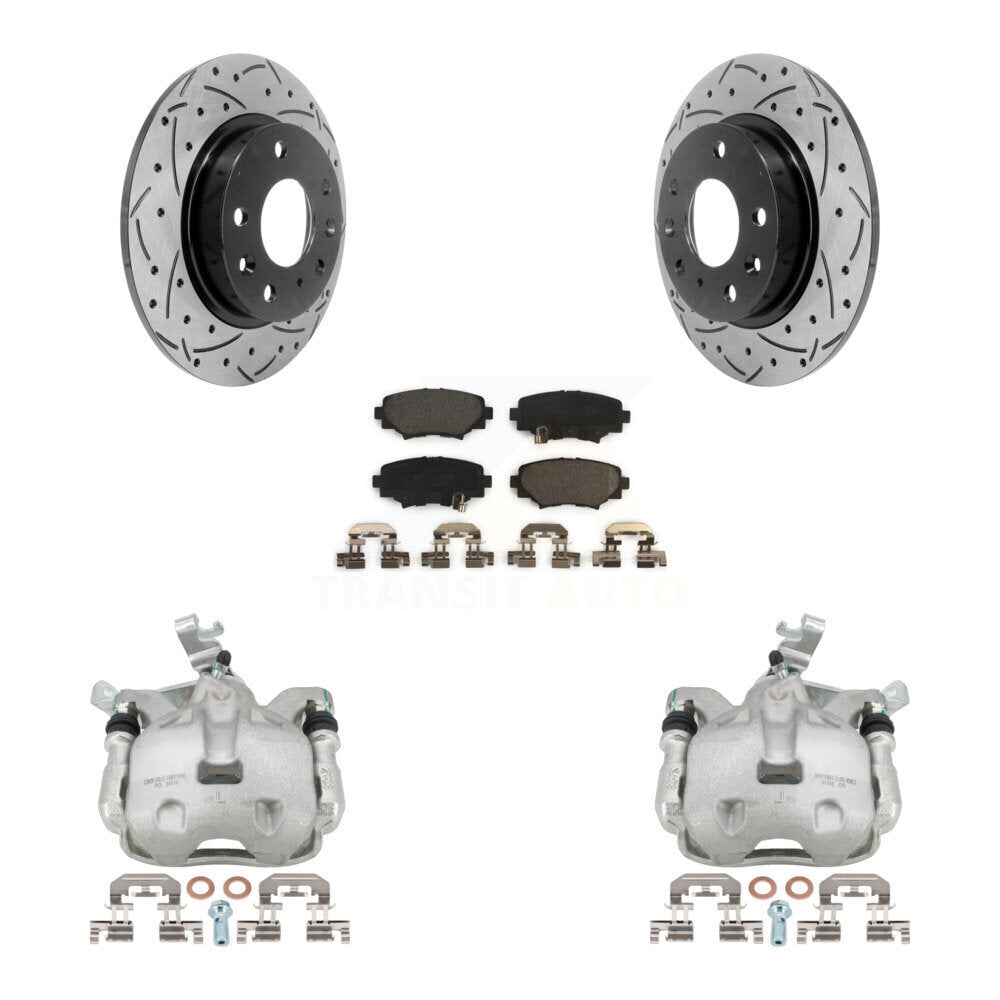 Kit de plaquettes en céramique pour étrier de frein arrière, Rotors à fentes, pour Mazda 3 Sport 2,5 l/2.0