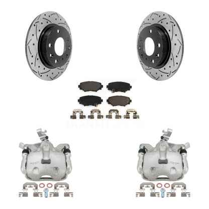 Kit de plaquettes en céramique pour étrier de frein arrière, Rotors à fentes, pour Mazda 3 Sport 2,5 l/2.0