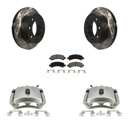 Kit de plaquettes en céramique pour étrier de frein arrière, Rotor fendu, pour Chevrolet GMC Expres