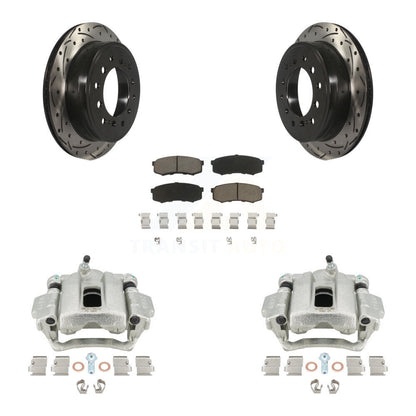 Kit de plaquettes en céramique pour perceuse à étrier de frein arrière, Rotors fendus, pour Toyota 4Runner Lexu