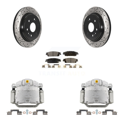 Kit de plaquettes en céramique pour étrier de frein arrière, Rotor à fente, pour Chevrolet Silverado 150