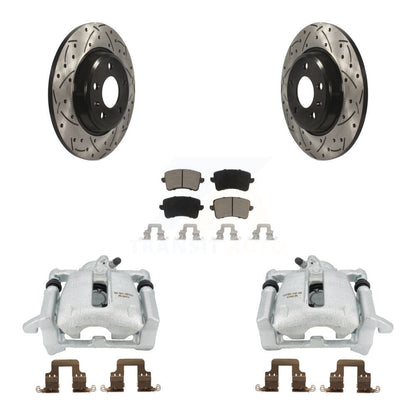 Kit de plaquettes en céramique pour étrier de frein arrière, Rotor fendu, pour Audi Q5 A4 Quattro A