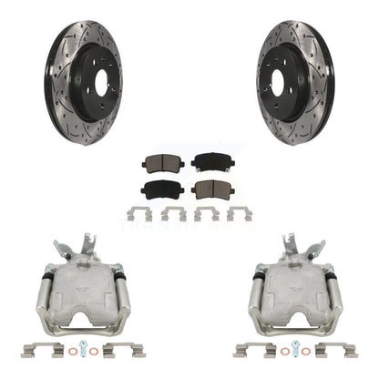 Kit de plaquettes en céramique pour étrier de frein arrière, Rotors à fente, pour Chevrolet Malib
