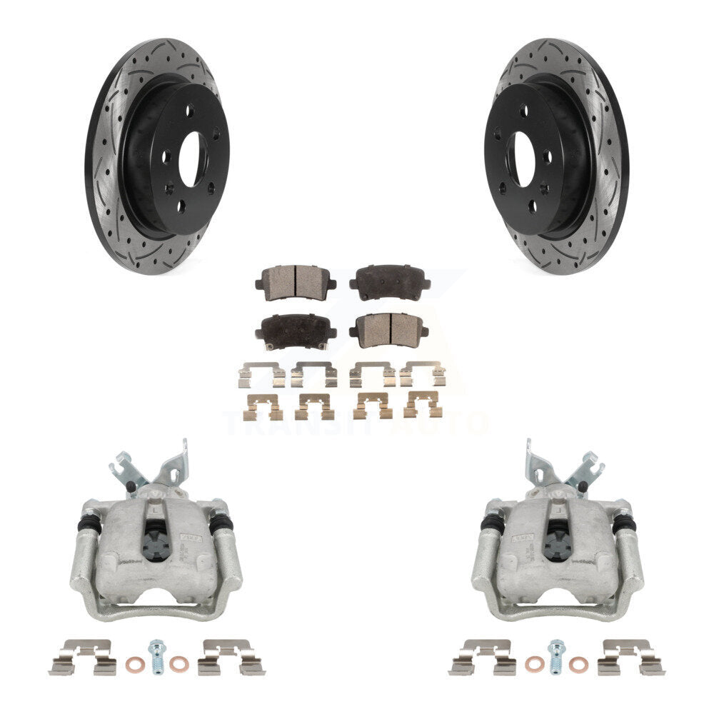 Kit de plaquettes en céramique pour étrier de frein arrière, Rotors fendus, pour Buick Regal LaCross