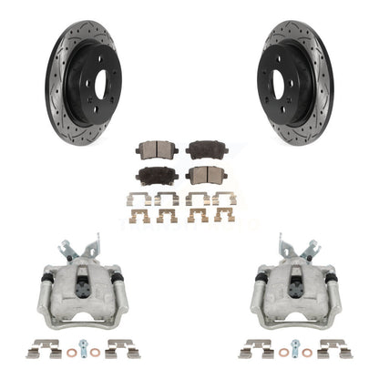 Kit de plaquettes en céramique pour étrier de frein arrière, Rotors fendus, pour Buick Regal LaCross