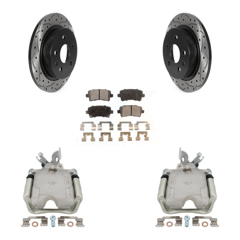 Kit de plaquettes en céramique pour étrier de frein arrière, Rotors fendus, pour Buick Regal LaCross