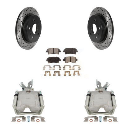Kit de plaquettes en céramique pour étrier de frein arrière, Rotors fendus, pour Buick Regal LaCross