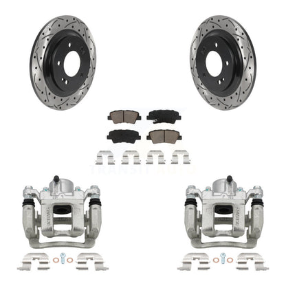 Kit de plaquettes en céramique pour étrier de frein arrière, Rotors fendus, pour Kia Optima 2013 2.4