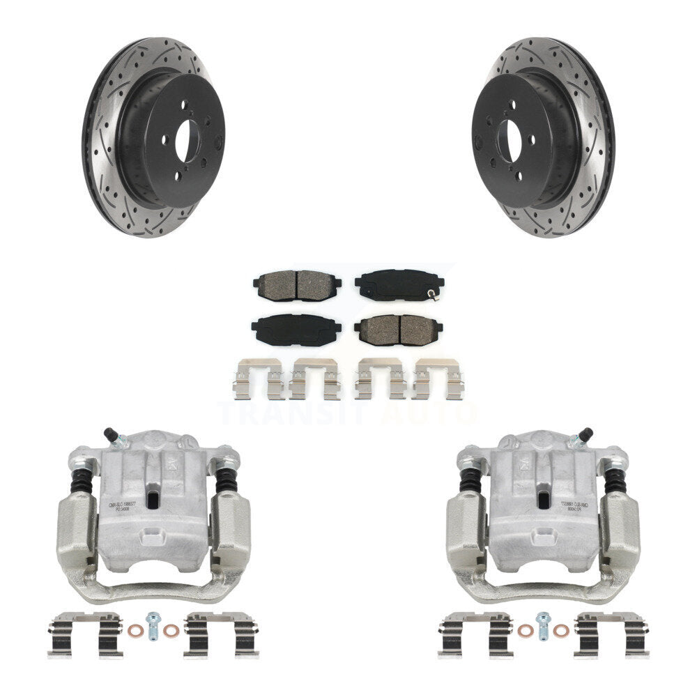 Kit de plaquettes semi-métalliques à Rotor fendu pour étrier de frein arrière, pour Subaru Foreste