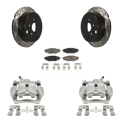 Kit de plaquettes en céramique pour étrier de frein arrière, Rotors à fentes, pour Subaru Impreza Foreste