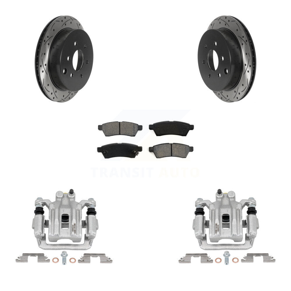 Kit de plaquettes semi-métalliques à Rotor fendu pour étrier de frein arrière, pour Nissan Frontie
