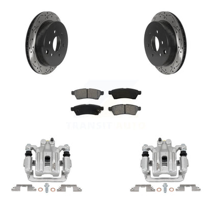 Kit de plaquettes semi-métalliques à Rotor fendu pour étrier de frein arrière, pour Nissan Frontie