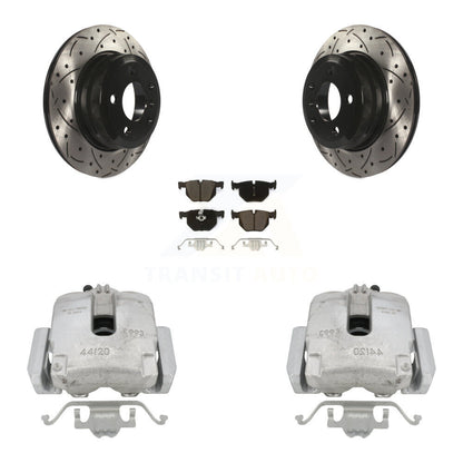 Kit de plaquettes en céramique pour BMW X5 X, étrier enduit de frein à disque arrière, Rotor fendu