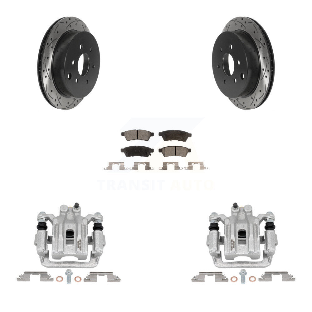 Kit de plaquettes semi-métalliques à Rotor fendu pour étrier de frein arrière, pour Nissan Frontie