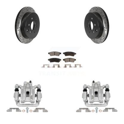 Kit de plaquettes semi-métalliques à Rotor fendu pour étrier de frein arrière, pour Nissan Frontie
