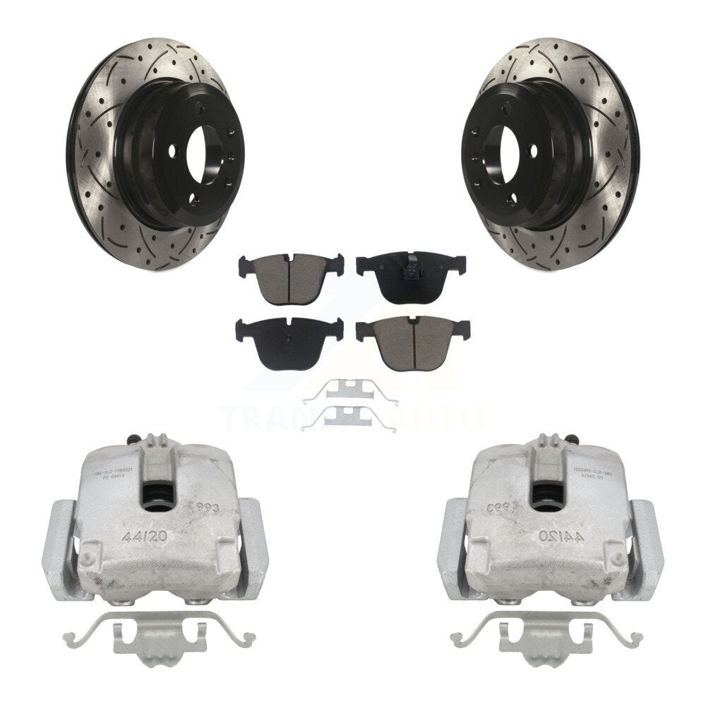 Kit de plaquettes en céramique pour étrier de frein arrière, Rotor à fente percé, pour BMW X6 2009 à partir de 10 0