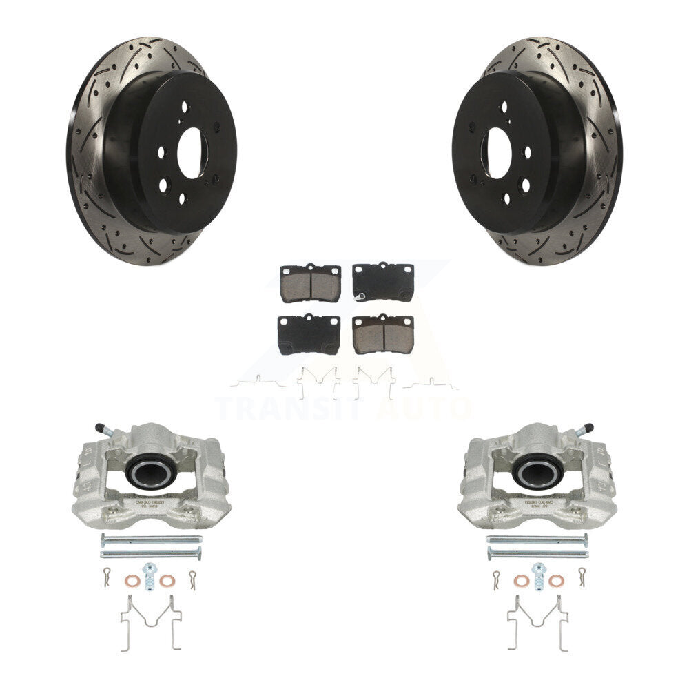 Kit de plaquettes en céramique pour étrier de frein à disque arrière, Rotors à fente, pour Lexus IS25