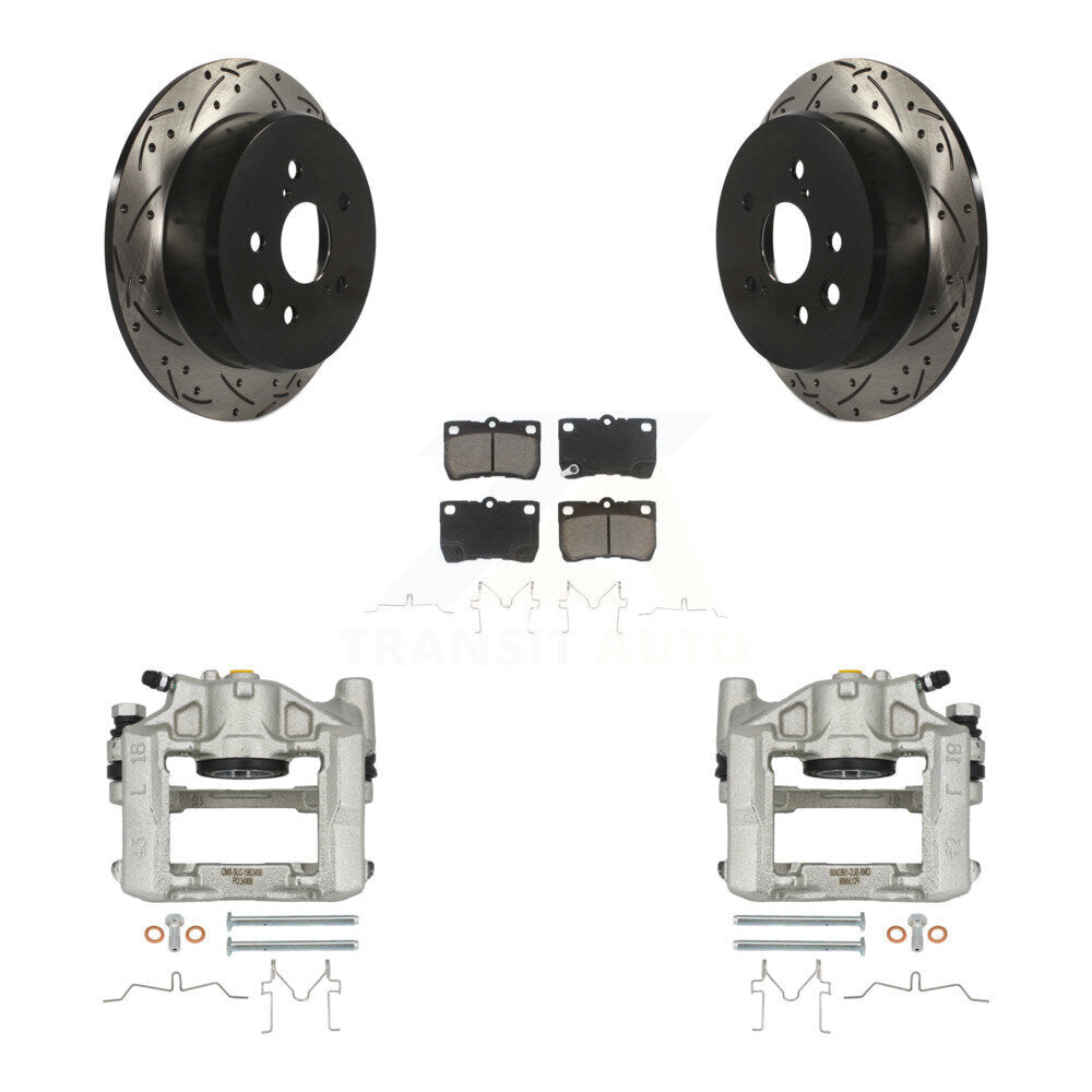 Kit de plaquettes en céramique pour étrier de frein arrière, Rotor à fente percé, pour Lexus IS250 Bas 10-11