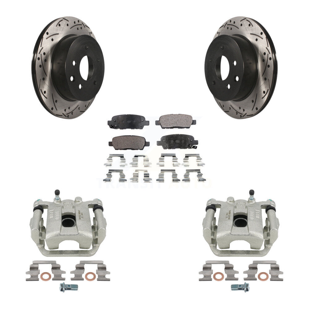 Kit de plaquettes en céramique pour étrier de frein arrière, Rotors fendus, pour Nissan Rogue x-trai