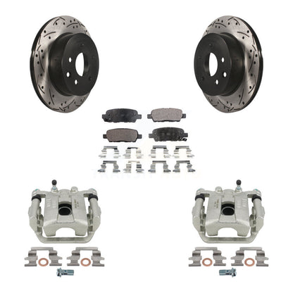 Kit de plaquettes en céramique pour étrier de frein arrière, Rotors fendus, pour Nissan Rogue x-trai