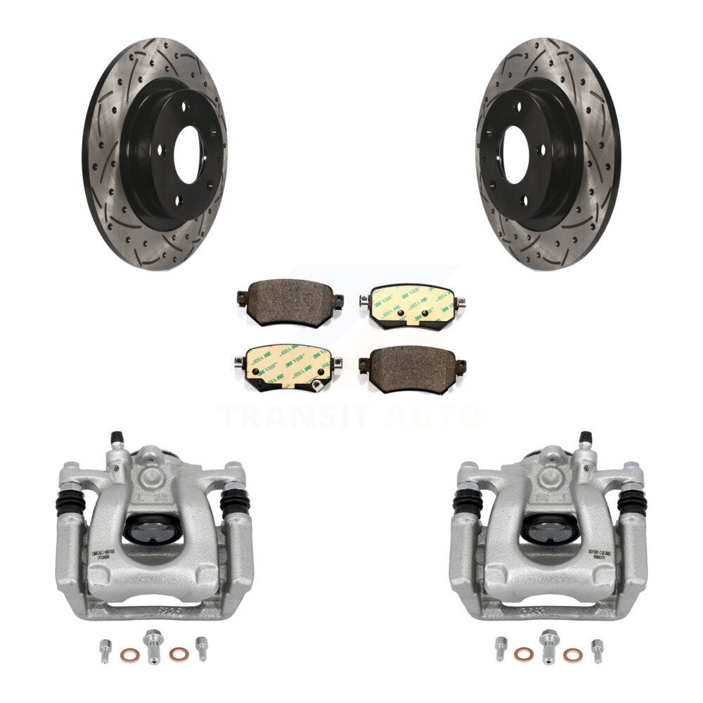 Kit de plaquettes en céramique pour étrier de frein arrière, fente de perçage, Rotor, pour Mazda 2016 – 2021