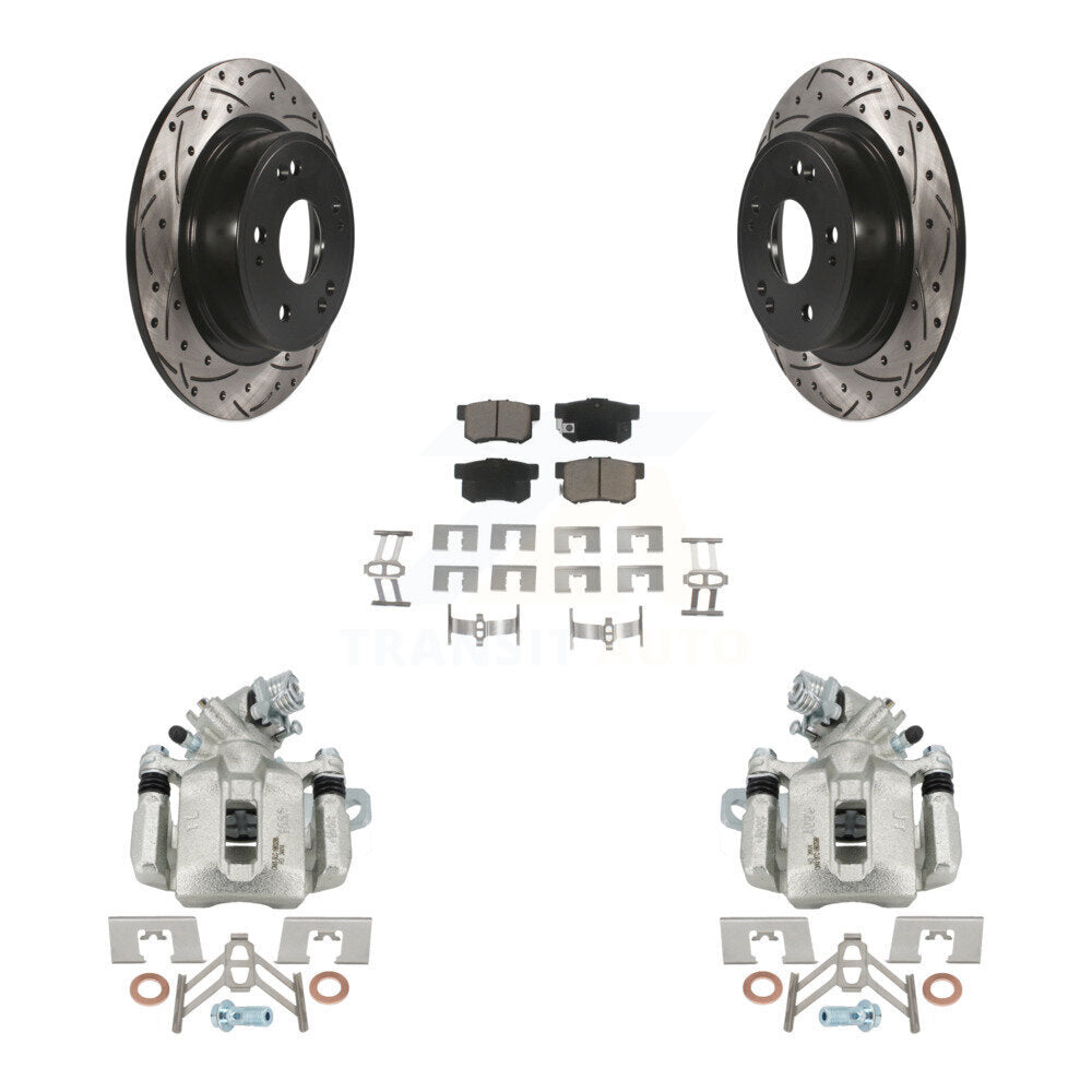 Kit de plaquettes en céramique pour étrier de frein arrière, fente de perçage, Rotor, pour Acura IL 2016 – 2018