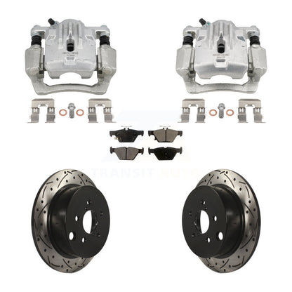 Kit de plaquettes en céramique pour Subaru Crosstre, étrier enduit de frein arrière, Rotors à fentes