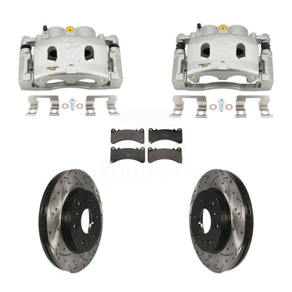 Kit de plaquettes en céramique pour étrier de frein avant, Rotor à fente percé, pour GMC Sierra 1500 Yuko