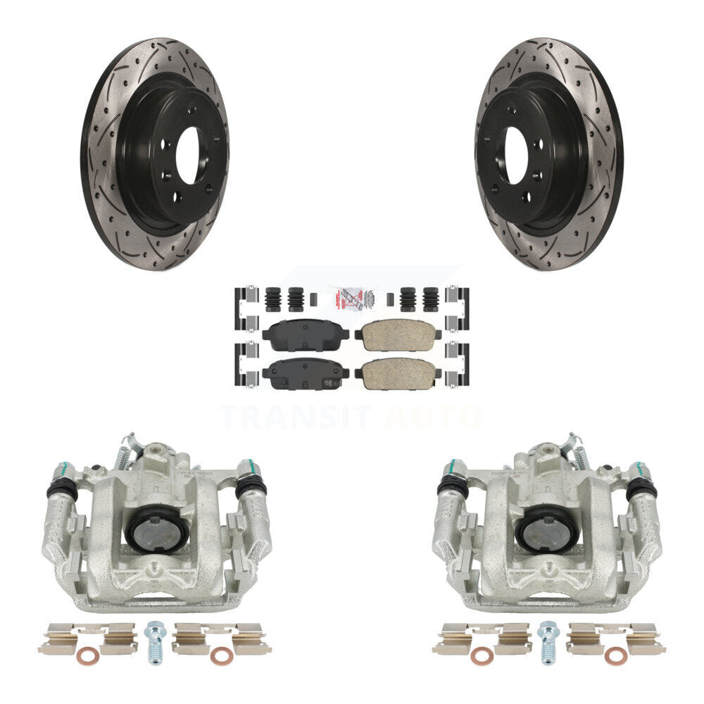 Kit de plaquettes en céramique pour étrier de frein arrière, Rotor à fente percé, pour Chevrolet Cruze LT/LT