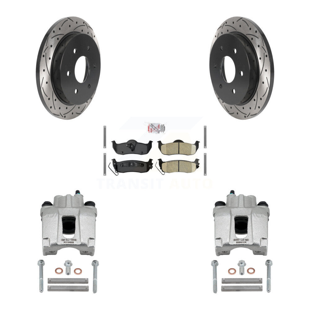 Kit de plaquettes en céramique pour étrier de frein arrière, Rotor à fente, pour Nissan TITAN Armada QX5