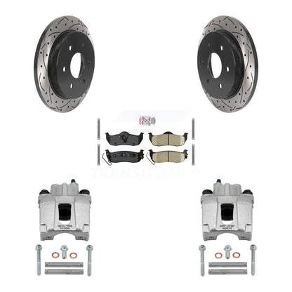 Kit de plaquettes en céramique pour étrier de frein arrière, Rotor à fente, pour Nissan TITAN Armada QX5
