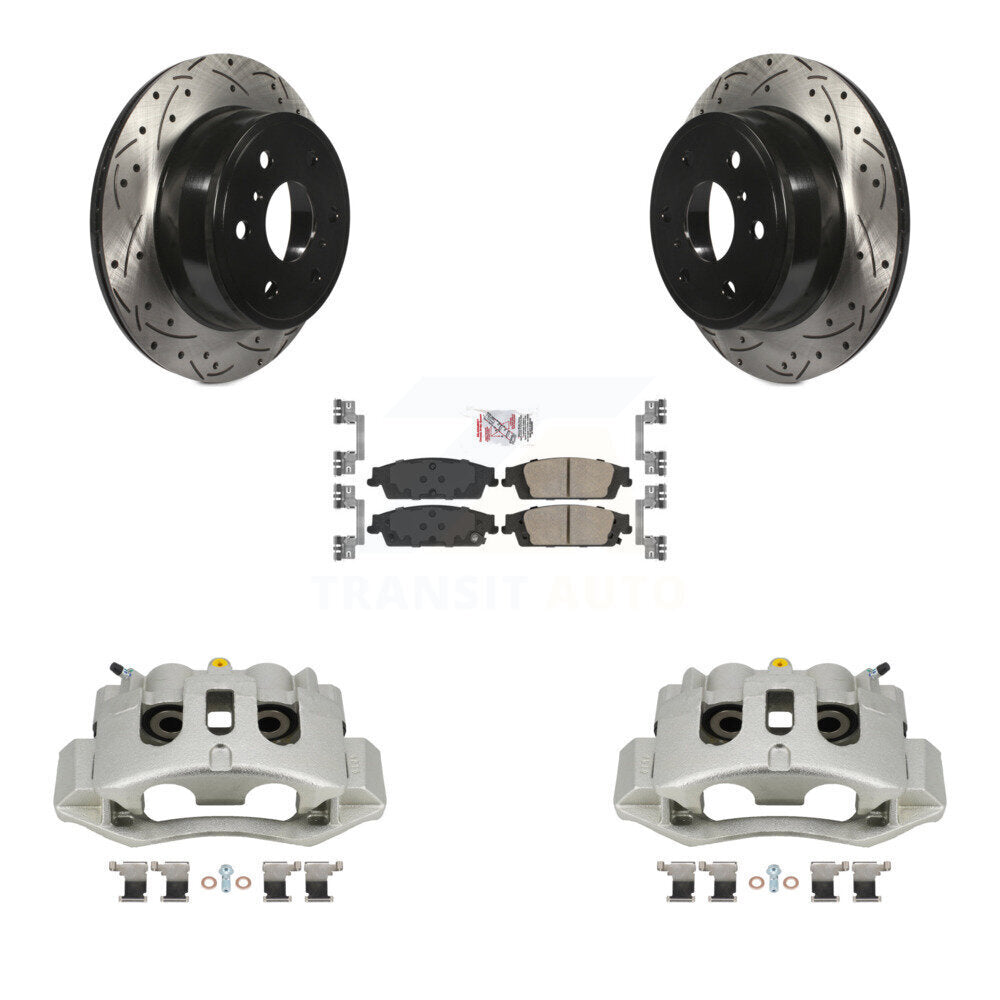 Kit de plaquettes en céramique pour étrier de frein arrière, Rotor fendu, pour Chevrolet Suburban H