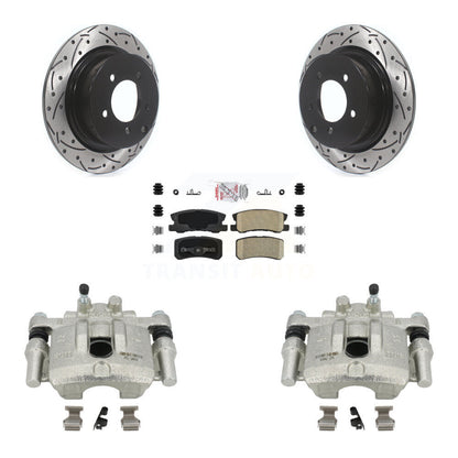 Kit de plaquettes en céramique pour étrier de frein arrière, Rotors à fentes, pour Mitsubishi Lancer Dodg