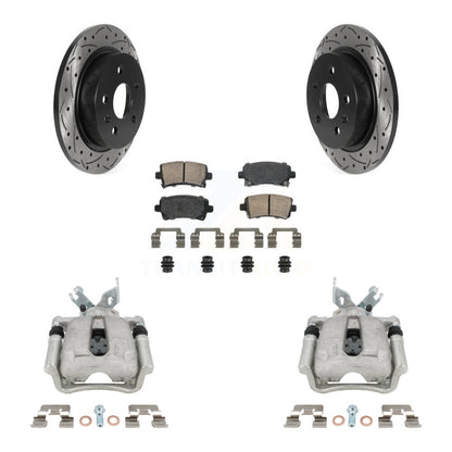 Kit de plaquettes en céramique pour étrier de frein arrière, Rotors fendus, pour Buick Regal LaCross