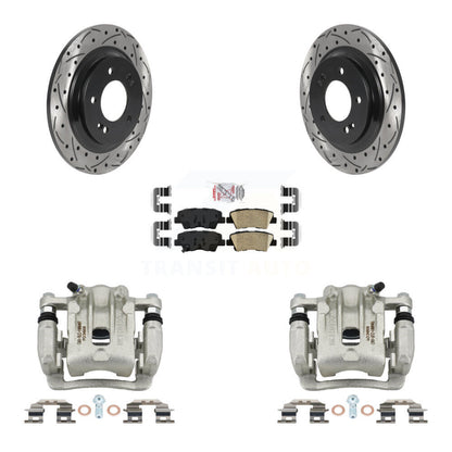 Kit de plaquettes en céramique pour étrier de frein arrière, Rotors fendus, pour Kia Optima 2013 2.0