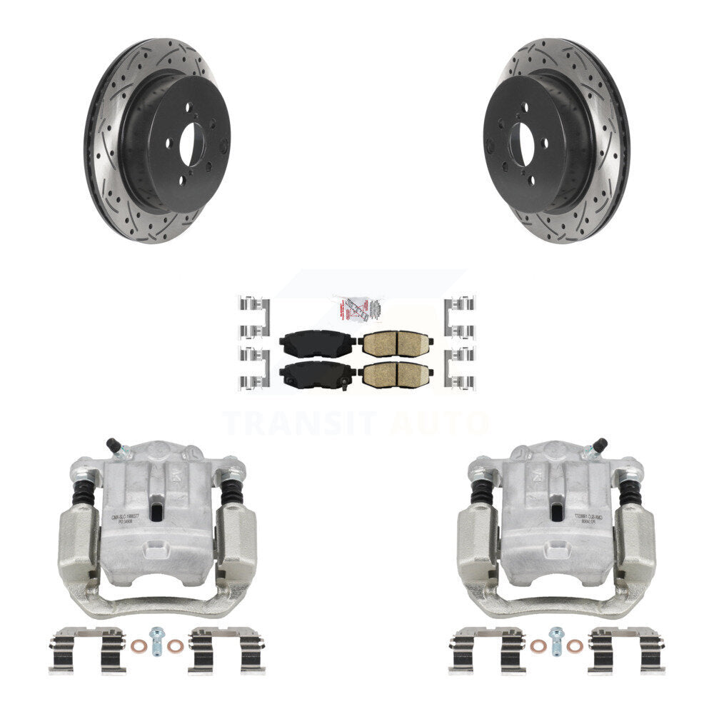 Kit de plaquettes en céramique pour étrier de frein arrière, Rotors fendus, pour Subaru Forester 2.0